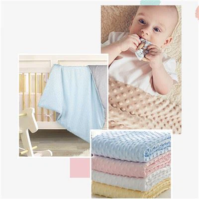 minky dot fabric for blanket